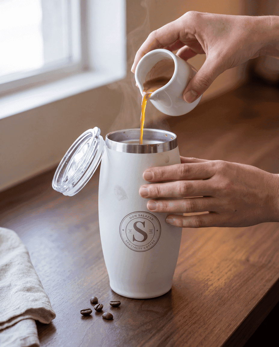 Moovy — Envase Térmico Blanco 350ml